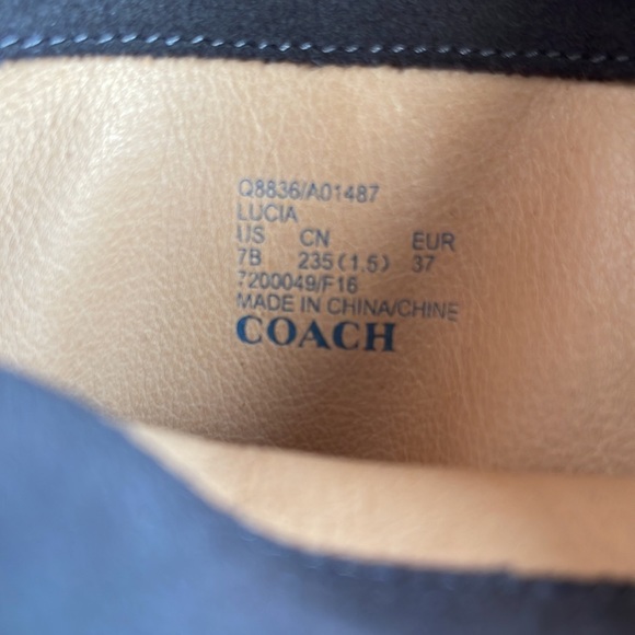 BRAND NEW COACH “LUCIA” CHESTNUT BROWN SUEDE “OVER THE KNEE” boots Sz 7 GORGEOUS - Picture 12 of 14